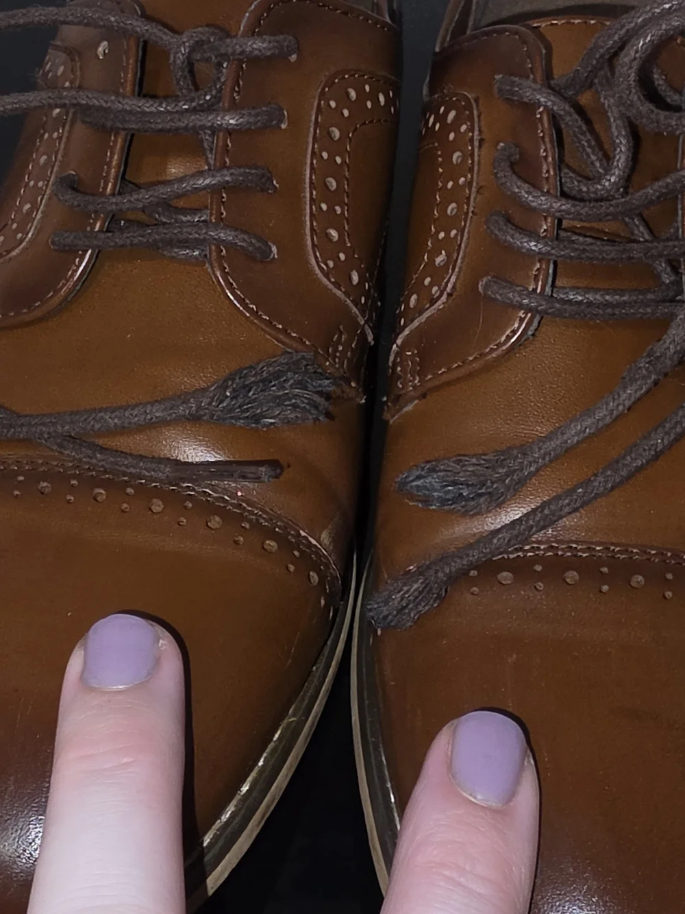 Stacy Adams Dickinson Cap Toe Oxford Tan Dress Shoe Boy's Size 3